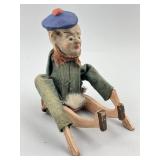 German Papier Mache Stick Leg Leprechaun.
