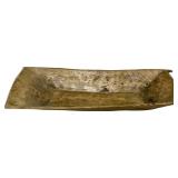 Large 19th C Wood Dough Bowl.