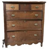 Antique Federal Style Cherry Dresser.