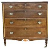 Early 19th C. Federal Style Chest of Drawers.