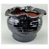 Breininger Pottery PA Redware Glazed Planter Pot.