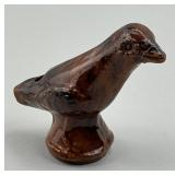 19th C Pennsylvania Redware Bird Whistle.