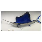 Large Mounted Sailfish Sculpture