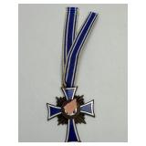 1938 WWII German Mothers Bronze Cross Medal.