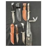 Fixed Blade Hunting Knives, Edge Brand, Buck.
