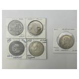 Hitler Commemorative Coins, Medal & Pin.