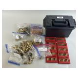Brass Reloading Casings & Ammo Box.