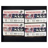 4 Boxes, Winchester 12 GA Shotgun Shells.