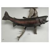 Taxidermy Wall Mounted Rainbow Trout.