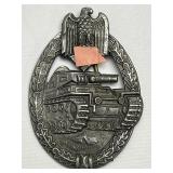 German WWII Panzer Assault Badge.