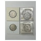 1937E, 1937F, 1937G .625 Silver 2 Reichsmark Coins