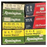 Remington & Federal 12 GA Shotgun Shells.