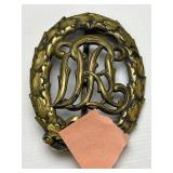 WWII German Bronze Sports Award Badge.