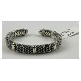 Sterling Silver Lagos Caviar Bead Bangle.