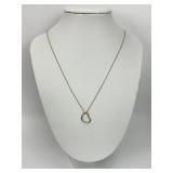 Heart Pendant on 14KT Gold Chain.