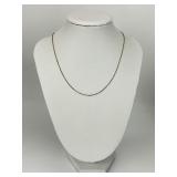 14KT Italian Gold Rope Twist Chain Necklace.