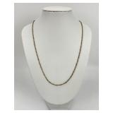 14KT Italian Gold Link Chain Necklace.