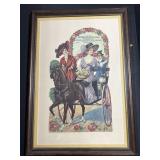 Antiqued Framed Diefenbachï¿½s Coach Works