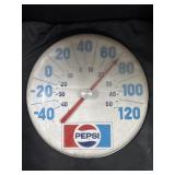 Vintage Advertising Pepsi Thermometer.