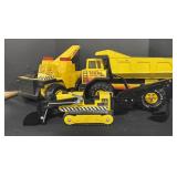 Vintage Pressed Steel Tonka Toys.