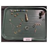 Pandora Charm Bracelet, Hat Pins, Sterling Ring