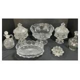Fosteria Coin Glass Serviceware.