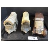 3 Michterï¿½s Whiskey Decanters.