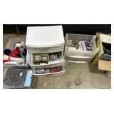 Tap & Die Set, Training Wheels, Sterilite Storage.