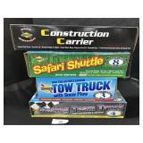 4 Sunoco Trucks, Tow Truck, Safari Shuttle.