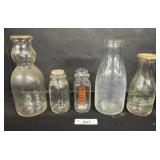 5 Various Dairy Milk Bottles.
