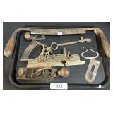 Vintage Woodworking Tools, Draw Knife.