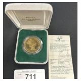 1988 Royal Australia 5 Dollar Bronze Proof Coin.
