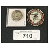 Bronze Roman Bullion & NRA Challenge Coin.