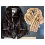 Philip Cohan Fur Coat, James M. Bell Fur Stole.