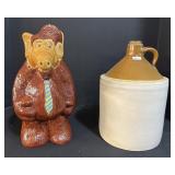 Vintage Ceramic  ALF Statue & Stoneware Jug.
