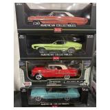 4 NOS DIE Cast Model Cars.