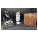 Darth Vader Bank, Stein, Phonograph Record Case.