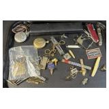 Pocket Watches, Pocket Knives, Cuff Links.