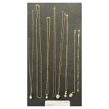 18K, 14K, & 10K Gold Necklaces & Pendants.