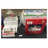 NOS Christmas Figures and Lemax Village.