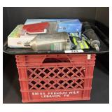 Milk Crate & Power Tools.