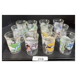 12 Welches Looney Tunes Collectors Glasses.