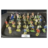 Elastolin Hand Painted Toy Soldiers.