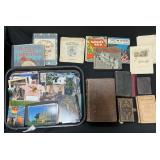 Post Cards, Childrenï¿½s & 19th C. Religious Books.