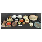 Nippon Japan Hand Painted Dishes. Vases & Dishes