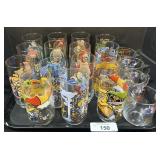 Lot Of Character Glasses, Alvin & The Chipmunks.