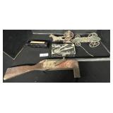 Cast Iron Toy Horse, American Marksman Toy Gun.