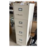Pressed Steel Filing Cabinet.
