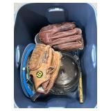 Baseball Gloves, Colorado Souvenir Tray.