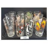 Looney Tunes & Peanuts Character Glasses.